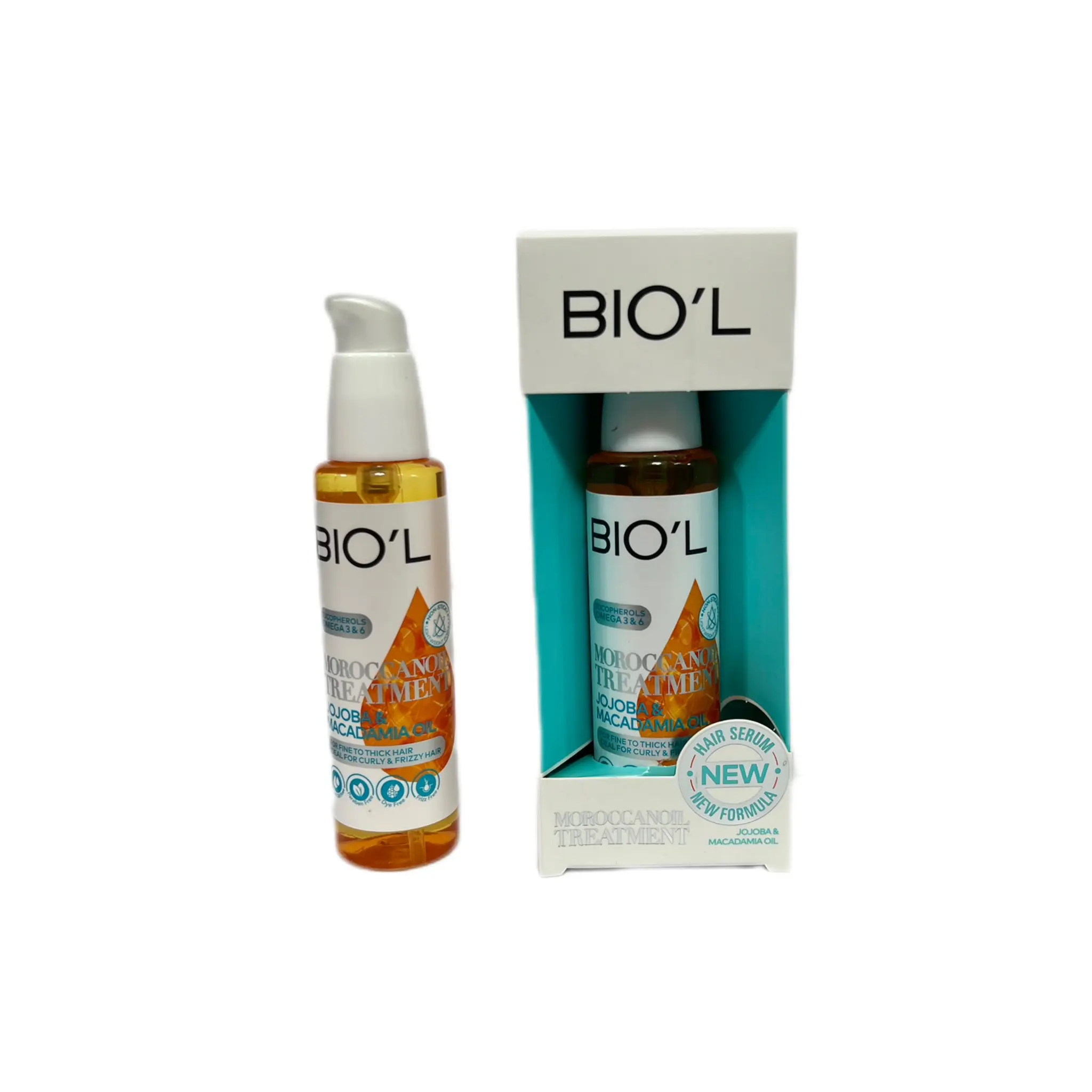 سرم مو بیول مدل جوجوبا و ماکادمیا حجم 80 میلی لیتر